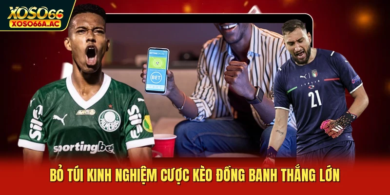 Bỏ túi kinh nghiệm cược kèo đồng banh thắng lớn